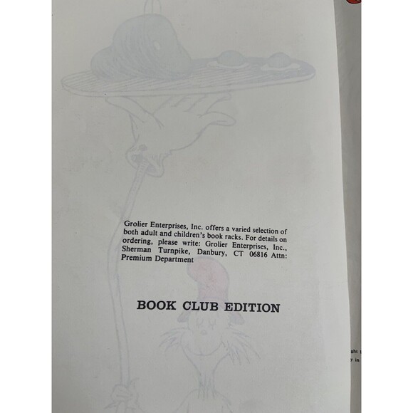 Green Eggs and Ham Dr. Seuss Vintage  1960 Hardcover Grolier Book Club Edition - Picture 5 of 10